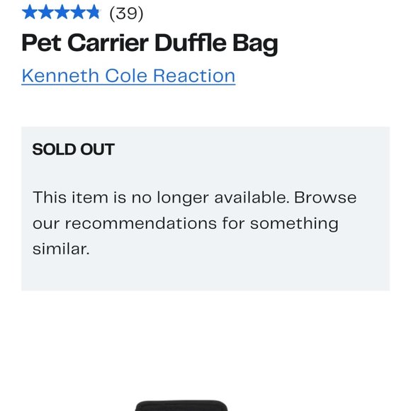 Kenneth Cole Pet Carrier - Picture 9 of 9